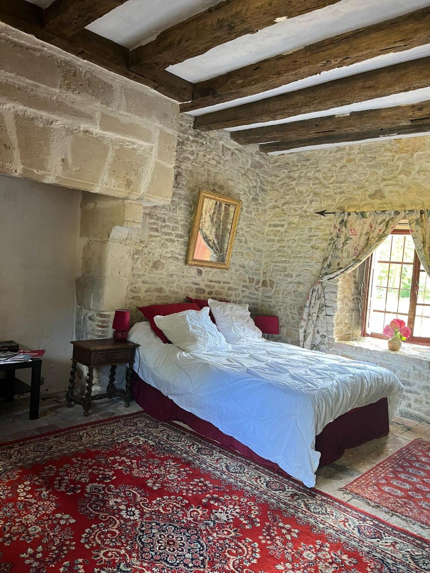 Chambre Dans Tour Du 15Eme Siecle Mauvieres Extérieur photo